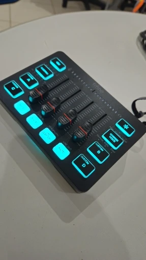 Gaming Mixer: 4-Channel RGB with XLR Mic Interface for Voice & Podcasts photo review