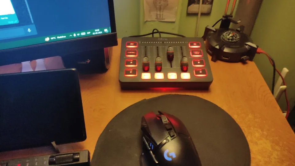 Gaming Mixer: 4-Channel RGB with XLR Mic Interface for Voice & Podcasts photo review