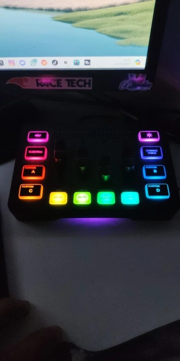 Gaming Mixer: 4-Channel RGB with XLR Mic Interface for Voice & Podcasts photo review