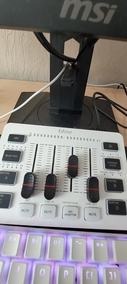 Gaming Mixer: 4-Channel RGB with XLR Mic Interface for Voice & Podcasts photo review